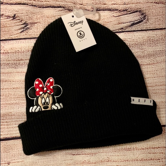 Neff Disney Minnie Mouse Black Beanie 